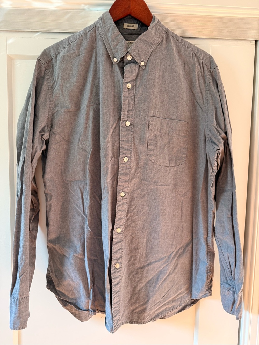 J. Crew Men's Button-Down Shirt in Light Blue